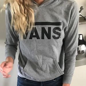 vans hoodie gray